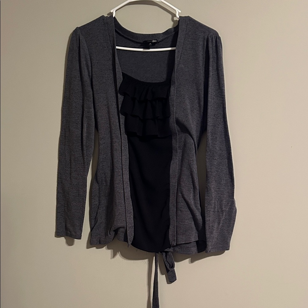 East 5th Charcoal Knit Top